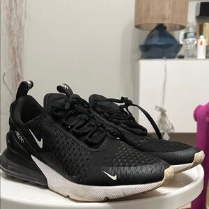 Nike Black and White Air Max 270 Sneakers